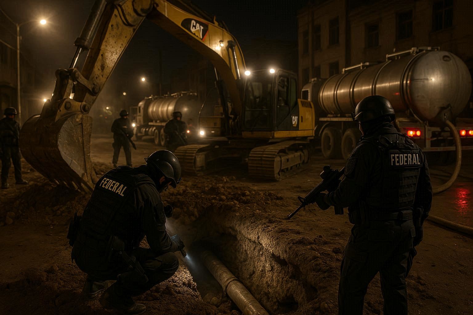 Desmantelan sofisticada red de huachicol: hallan túnel de 14 metros y aseguran 87 mil litros en Chihuahua