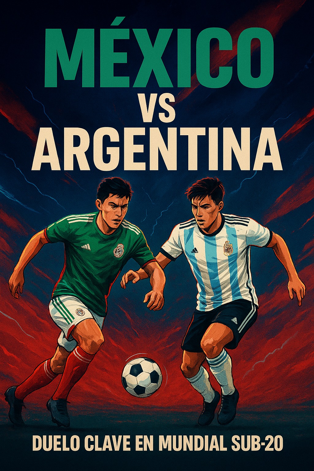 México y Argentina protagonizan duelo clave en Mundial Sub-20