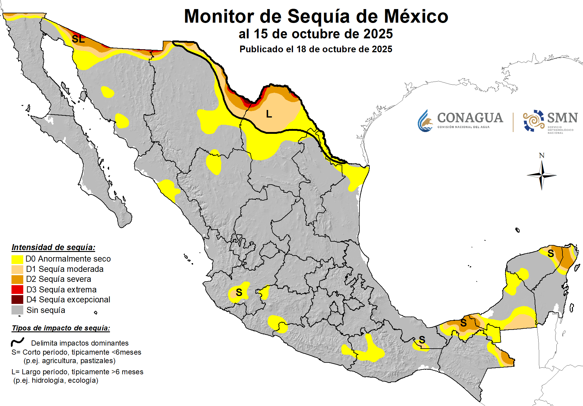 Sólo 7.5 % del territorio mexicano enfrenta sequía tras lluvias históricas: buen síntoma