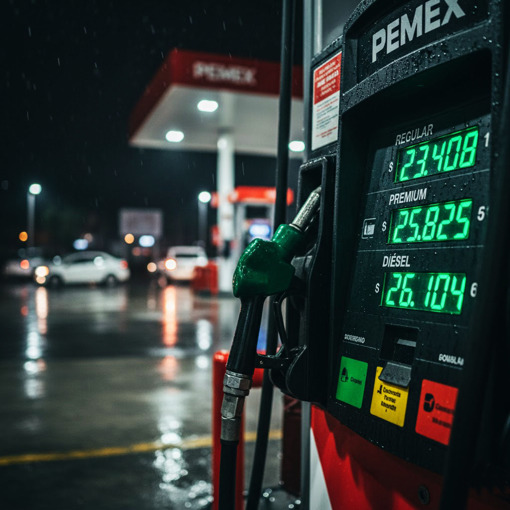 Precio de la gasolina hoy en México (24-oct-2025): mapa rápido de costos