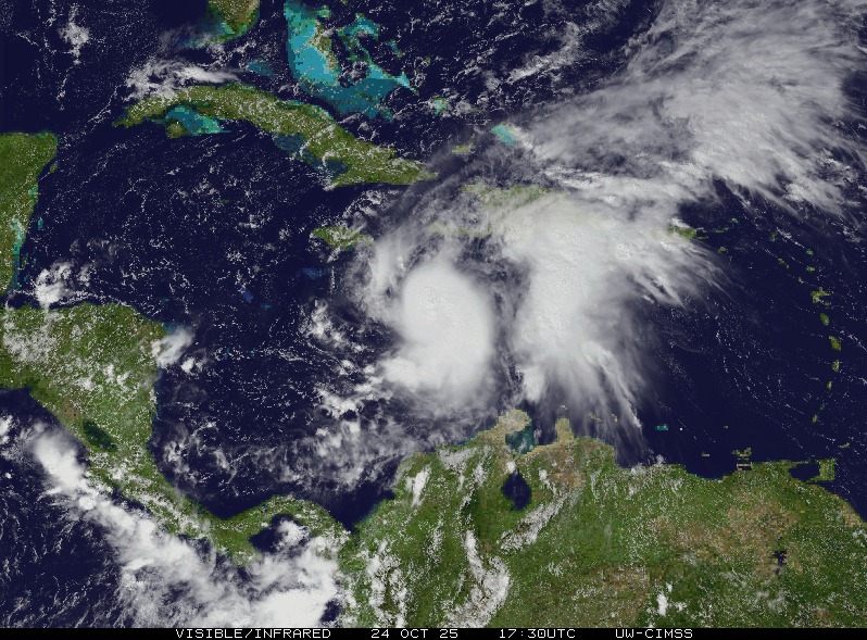 Tormenta tropical “Melissa” se fortalece; vigilancia en Caribe sin impacto directo a México por ahora