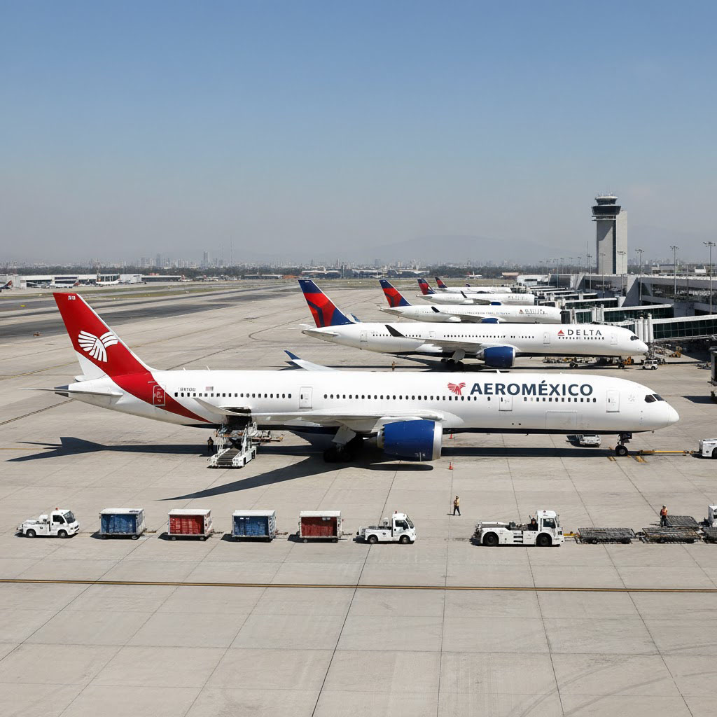 Aerolíneas y regulaciones internacionales: Delta y Aeroméxico van a tribunal por decisión sobre alianza