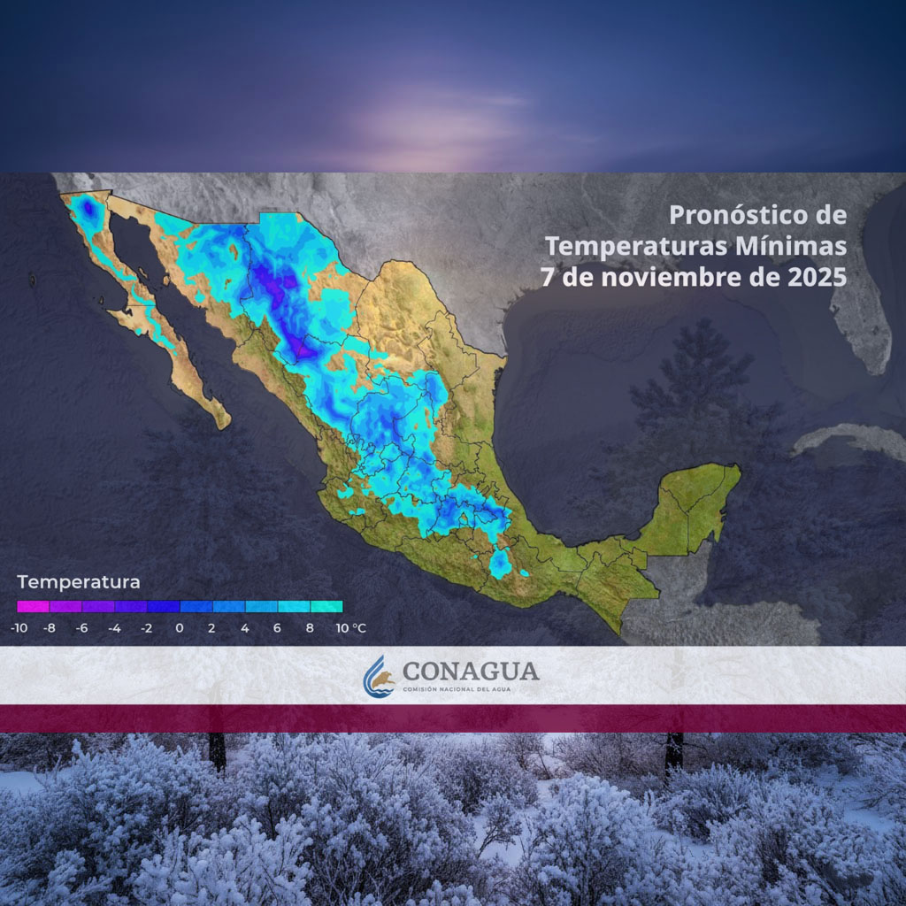 Frío extremo: zonas serranas de Chihuahua pueden alcanzar -10 °C; heladas anunciadas