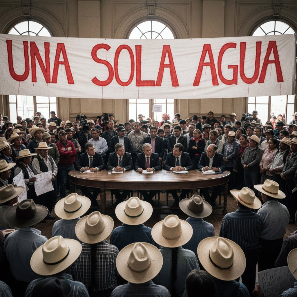 Protestas y parlamentos por la Ley de Aguas colocan el tema en la agenda política nacional