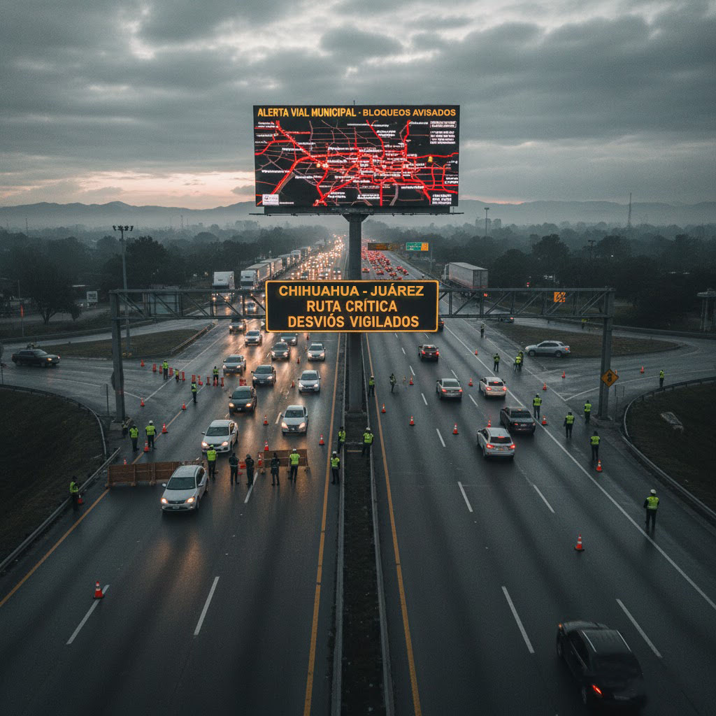 Movilidad urbana en alerta: bloqueos programados pondrán en tensión accesos clave de Chihuahua capital