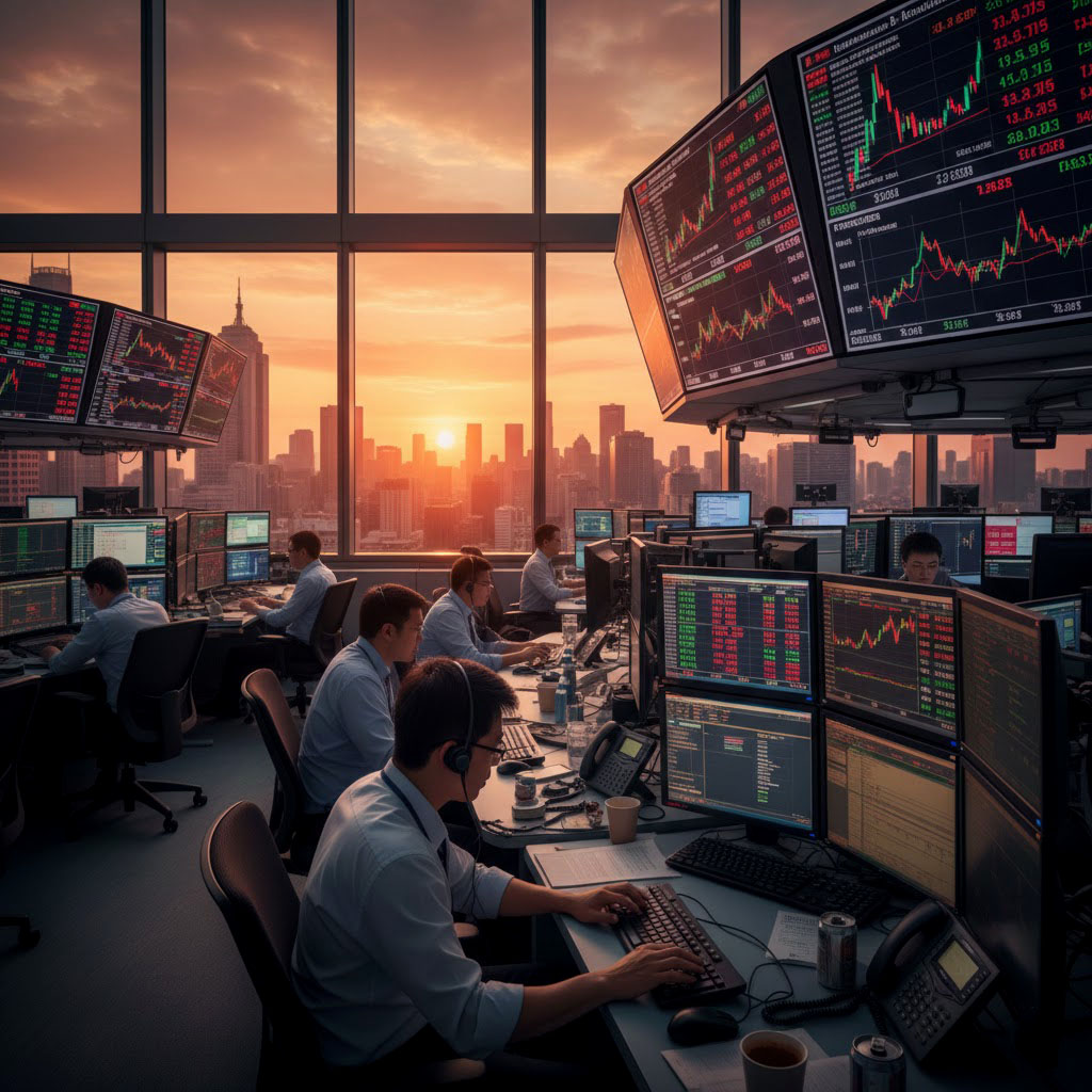 La gran economía de Asia enfrenta nervios: bolsas asiáticas caen ante expectativas de recorte de tasas en EE. UU.