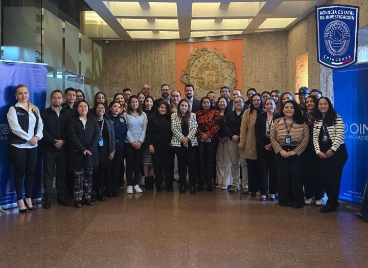Fiscalía General del Estado de Chihuahua fortalece capacidades contra la trata de personas con personal de FEM y Agencia Estatal de Investigación (AEI)