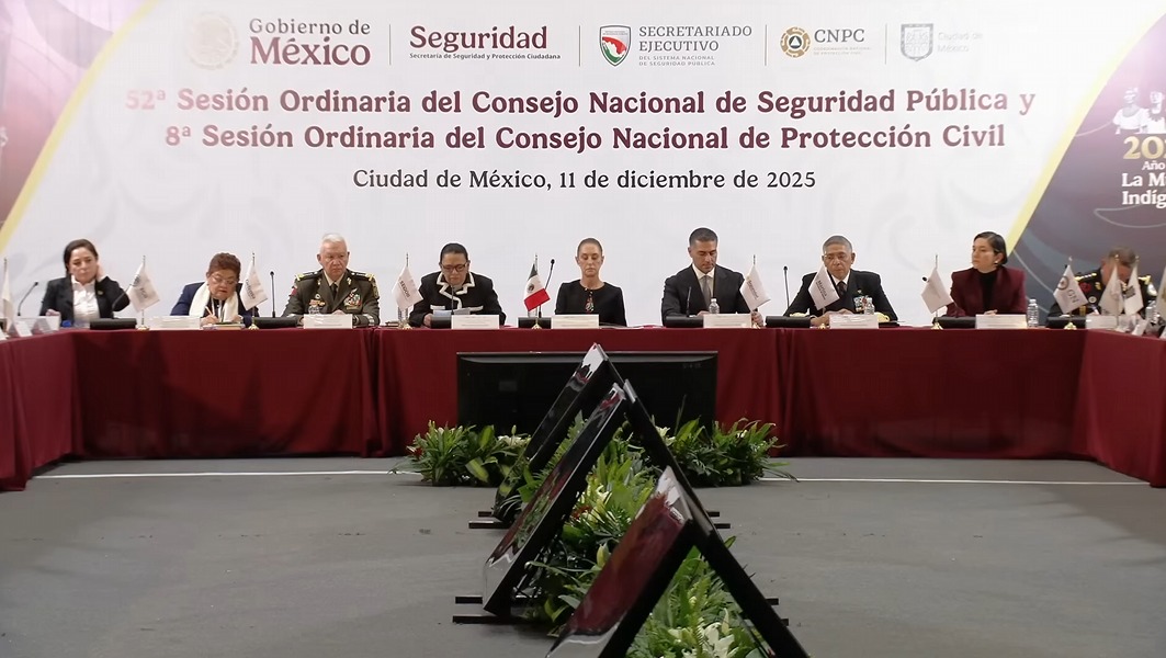 Sheinbaum destaca reducción del 37% en homicidios dolosos; Gobierno resalta avances en seguridad pública