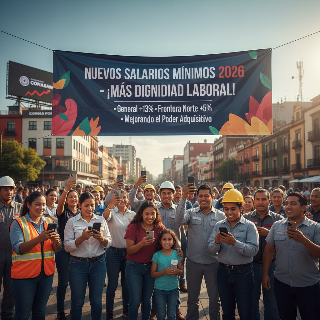 Aumentos en el salario mínimo 2026 impactan condiciones laborales en México