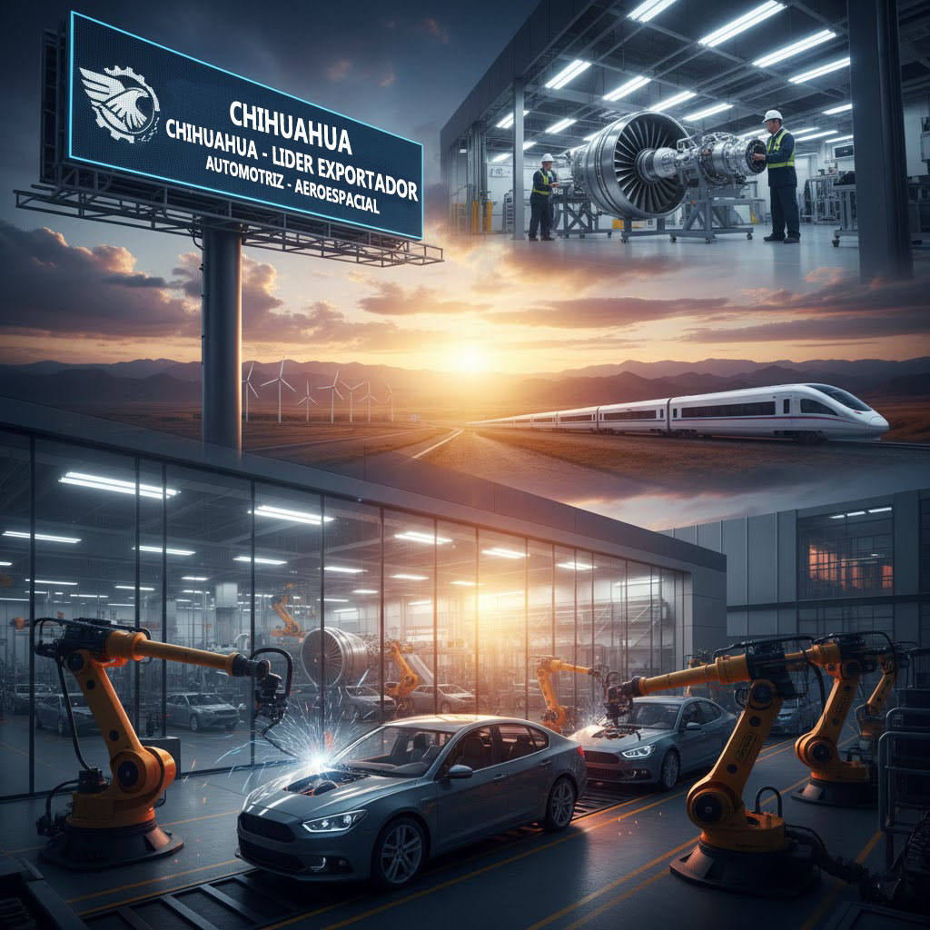 Chihuahua potencia economía con sectores automotriz y aeroespacial