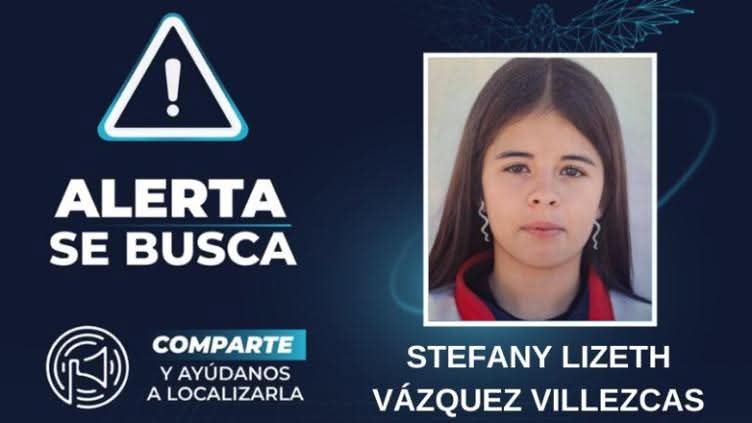 Alerta Amber en Chihuahua: buscan a Stefany Lizbeth Vázquez Villezcas, de 14 años