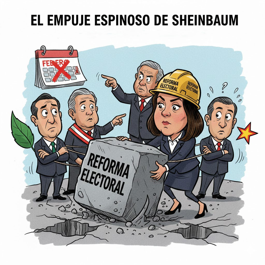Reforma electoral de Sheinbaum enfrenta escepticismo incluso dentro de su coalición oficialista