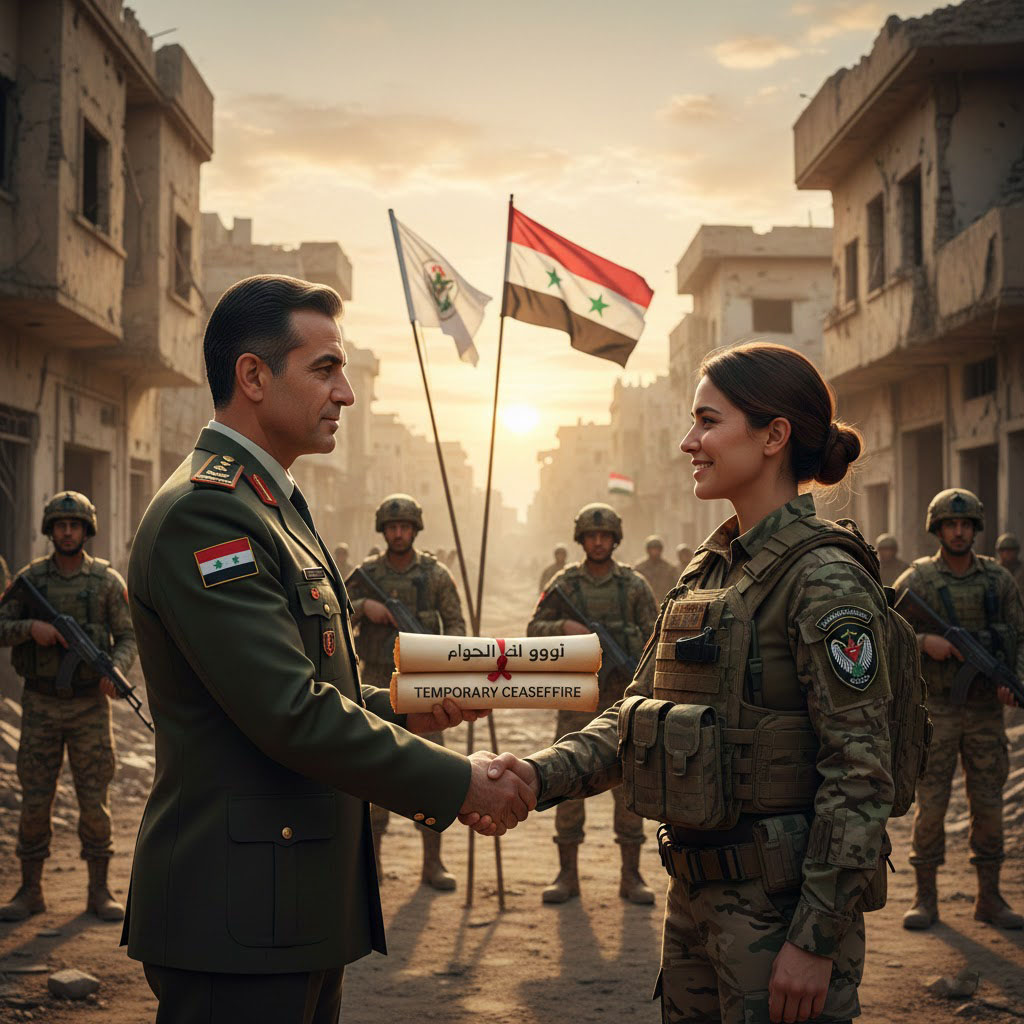 Alto el fuego temporal en Siria: Gobierno y fuerzas kurdas acuerdan cese de hostilidades