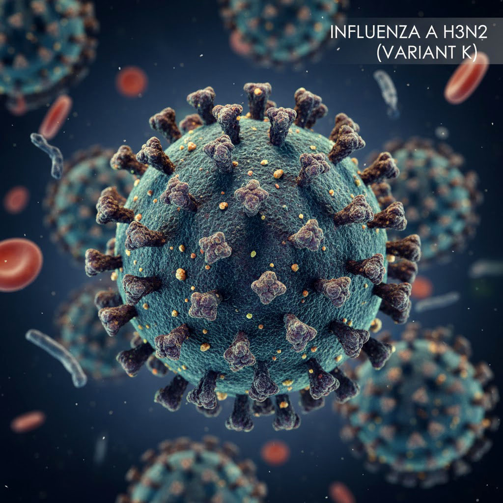 Argentina registra la primera muerte confirmada por la variante K de la influenza A H3N2